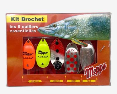 Лот: 22938200. Фото: 1. Набор блесен Mepps Kit Brochet... Ящики, сумки, коробки и чехлы