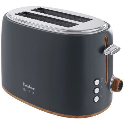 Лот: 24467705. Фото: 1. Тостер Tesler Ingrid TT-240 Grey. Кухонная