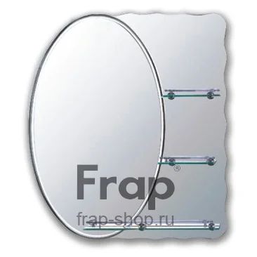 Лот: 4835161. Фото: 1. Зеркало Frap F609, 70*80 см, доставка. Зеркала