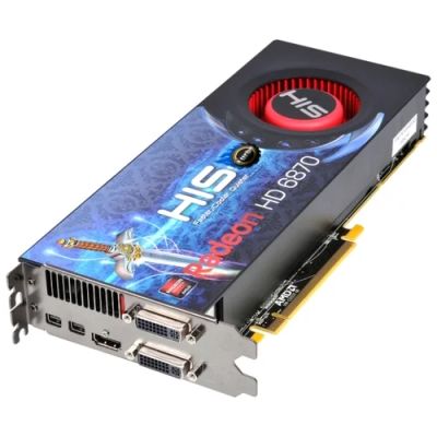 Лот: 11510262. Фото: 1. Видеокарта HIS HD 6870 1gb. Видеокарты