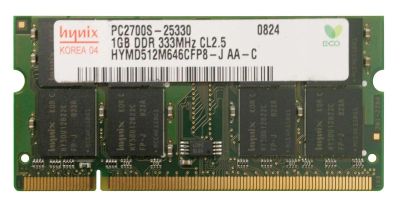 Лот: 4222129. Фото: 1. Hynix 1GB PC2700 DDR1 DDR-333MHz... Оперативная память