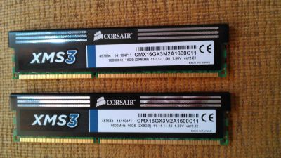 Лот: 5254130. Фото: 1. Память Corsair XMS3 DDR3, 8 Гбx2... Оперативная память