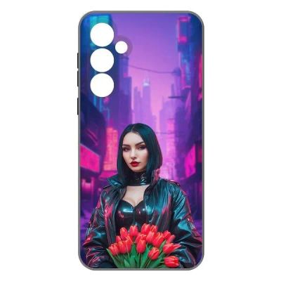 Лот: 25134825. Фото: 1. Чехол Krutoff Soft Case "Киберпанк... Чехлы, бамперы