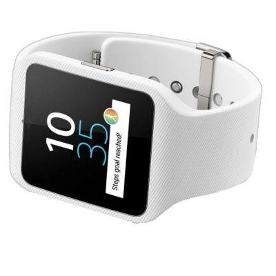 Лот: 6133875. Фото: 1. Sony Smartwatch 3 (white). Смарт-часы, фитнес-браслеты, аксессуары