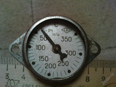 Лот: 1212309. Фото: 1. термометр стрелочный на 350 градусов. Контрольно-измерительное оборудование