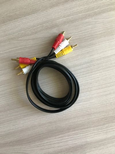 Лот: 15082450. Фото: 1. 3 RCA - 3 RCA тюльпаны кабель... Шнуры, кабели, разъёмы