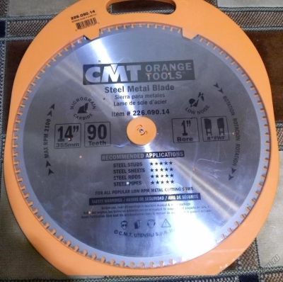 Лот: 5647571. Фото: 1. Диск пильный по СТАЛИ CMT 355... Ручной инструмент
