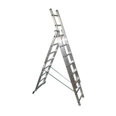 Лот: 4348290. Фото: 1. Лестница 3х-секционная \ Лестница... Стремянки, подмости, строительные леса