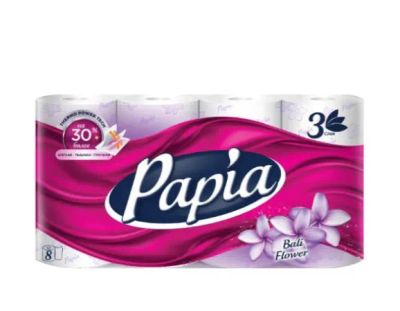 Лот: 21177273. Фото: 1. Туалетная бумага Papia 3-х слойная... Средства личной гигиены 
