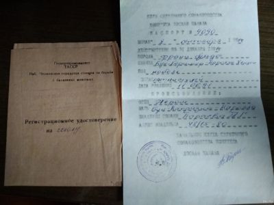 Лот: 17414202. Фото: 1. Регистрационное удостоверение... Документы, ценные бумаги, письма