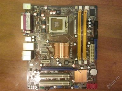Лот: 2501674. Фото: 1. Материнская плата ASUS P5KPL-AM... Материнские платы
