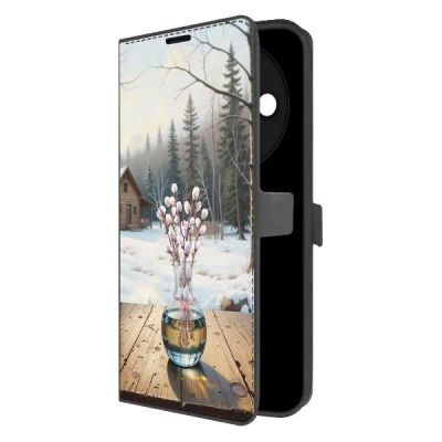 Лот: 25383050. Фото: 1. Чехол Krutoff Eco Book "Верба... Чехлы, бамперы