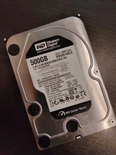 Лот: 19202296. Фото: 1. WD Black WD5001AALS 500Gb Для... Жёсткие диски (HDD)