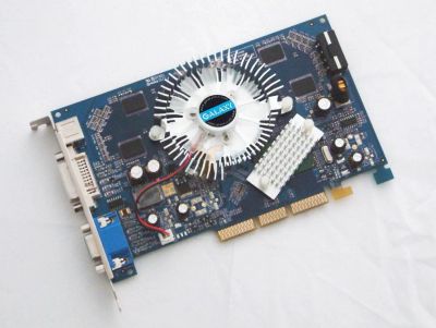 Лот: 4902048. Фото: 1. Galaxy GeForce 7600 GS AGP 256Mb... Видеокарты