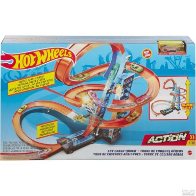 Лот: 17504890. Фото: 1. Автотрек Hot Wheels Экшн Небесное... Машины и техника
