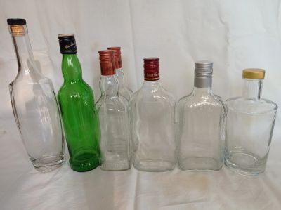 Лот: 17524615. Фото: 1. Стеклянные бутылки без этикеток. Тара, измерительные приборы и сопутствующие товары