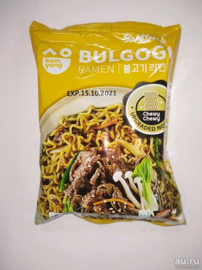 Лот: 17794982. Фото: 1. лапша Bulgogi ramen 80 гр вкус... Японская кухня