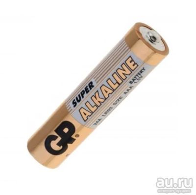 Лот: 13594157. Фото: 1. Батарейка GP Alkaline, AAA, 1... Батарейки, аккумуляторы, элементы питания