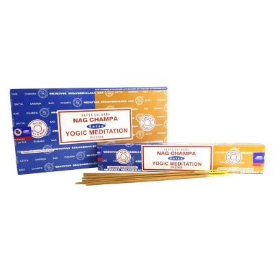 Лот: 19867313. Фото: 1. Благовония Satya Combo Nag Champa-Yogic... Эфирные и косметические масла