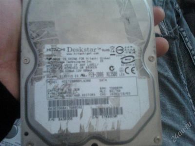 Лот: 1587924. Фото: 1. винчестер 80гиг. Жёсткие диски (HDD)