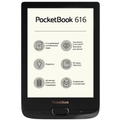 Лот: 14656149. Фото: 1. Электронная книга PocketBook 616. Электронные книги