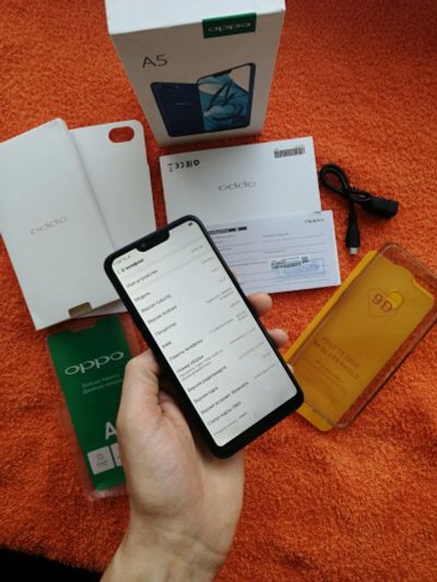 Лот: 15239532. Фото: 1. операт,4гб/32гб/8ядер, Oppo A5. Смартфоны