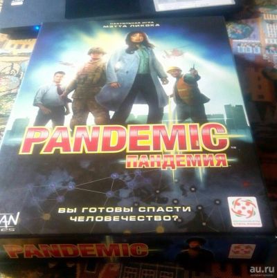 Лот: 13826783. Фото: 1. Настольная игра "Пандемия" (Pandemic... Настольные игры, карты