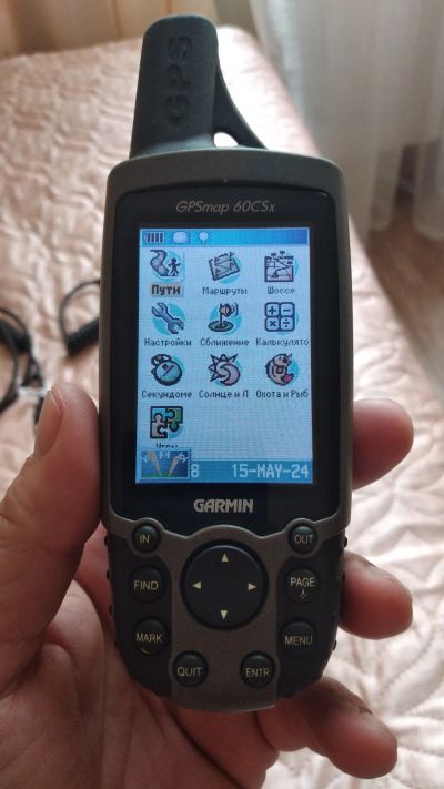 Лот: 22198408. Фото: 1. Туристический GPS навигатор Garmin... GPS-навигаторы