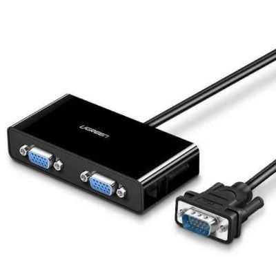 Лот: 21437814. Фото: 1. Разветвитель UGREEN 1*2 VGA splitter... Клавиатуры для ноутбуков