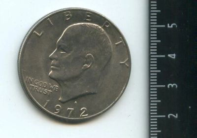 Лот: 16881038. Фото: 1. (№7018) США 1 доллар 1972 ( Лунный... Америка