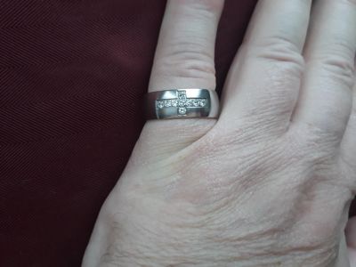 Лот: 13117021. Фото: 1. новое стильное кольцо из стали... Кольца, перстни