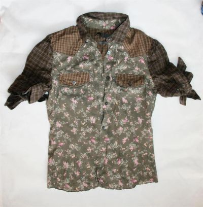 Лот: 3065440. Фото: 1. Рубашка MCQ. Made in Italy. Размер... Блузы, рубашки