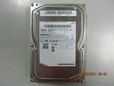 Лот: 1006954. Фото: 1. Жесткий диск SATA 500Gb Samsung. Жёсткие диски (HDD)