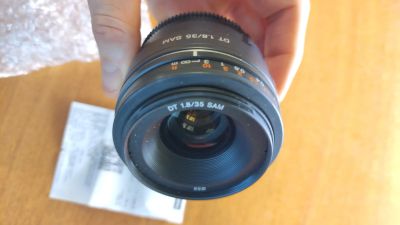 Лот: 19946017. Фото: 1. Объектив Sony DT 35mm f 1.8 (Sony... Объективы