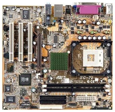 Лот: 379146. Фото: 1. Материнская плата Abit SG-72 Socket... Материнские платы