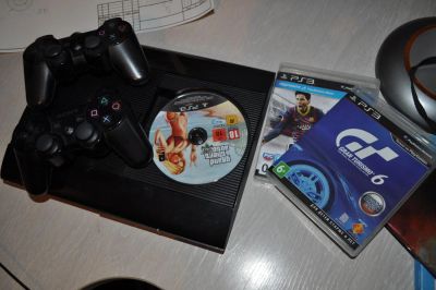 Лот: 5163241. Фото: 1. Sony Playstation 3(ps3) SuperSlim. Игровые приставки, консоли