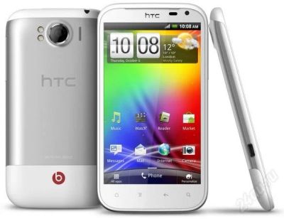 Лот: 2100354. Фото: 1. HTC Sensation XL silver white. Смартфоны