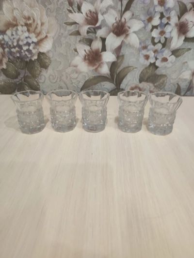 Лот: 20904362. Фото: 1. Рюмки хрустальные. Рюмки, стопки