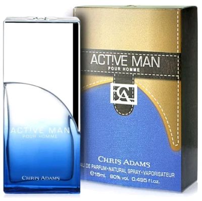 Лот: 19121097. Фото: 1. Chris Adams Active Man Туалетные... Мужская парфюмерия