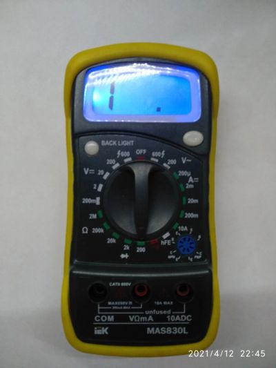 Лот: 17470043. Фото: 1. мультиметр iek. Радиолюбительский инструмент