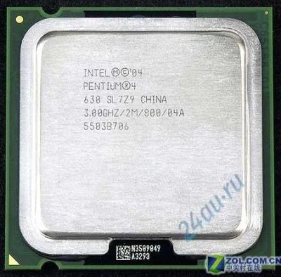 Лот: 153551. Фото: 1. LGA775 3.0ghz 2mbpentium4 630. Процессоры