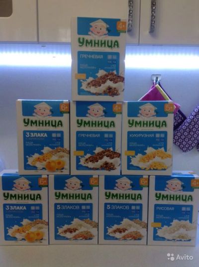 Лот: 6756468. Фото: 1. Каша детская молочная "Умница". Детское питание
