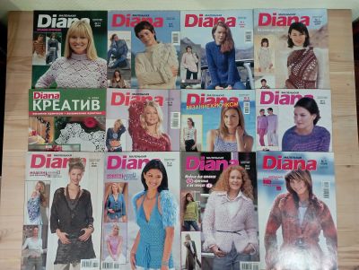 Лот: 19638572. Фото: 1. Журнал по вязанию Diana. Рукоделие