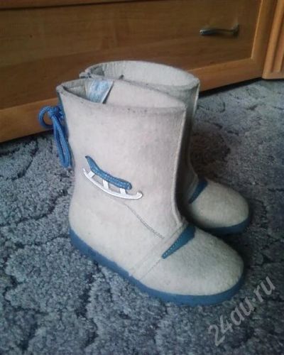 Лот: 331869. Фото: 1. валенки на резиновой подошве... Другое (дети растут)