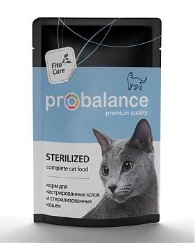 Лот: 7524358. Фото: 1. ProBalance Sterilized. Корма