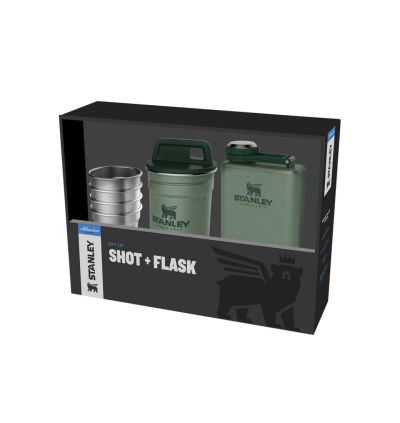 Лот: 15638355. Фото: 1. Набор Stanley 4 стопки*0.59L+фляга... Сувенирные наборы