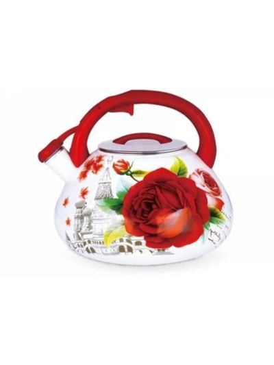 Лот: 12873420. Фото: 1. Чайник LARA LR00 23 эмаль ROSE... Другое (посуда, кухонная утварь)