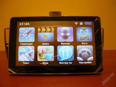 Лот: 2455311. Фото: 1. gps навигатор 7" c fm-модулятором... GPS-навигаторы