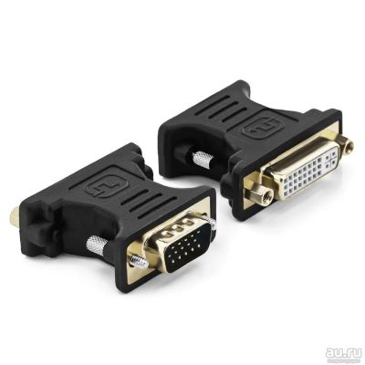 Лот: 16250131. Фото: 1. Переходник адаптер VGA на DVI... Шлейфы, кабели, переходники