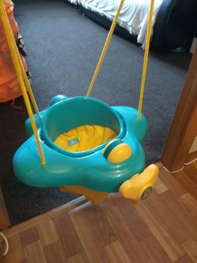 Лот: 8916840. Фото: 1. Прыгунки самолетик RichToys. Ходунки, прыгунки, качели